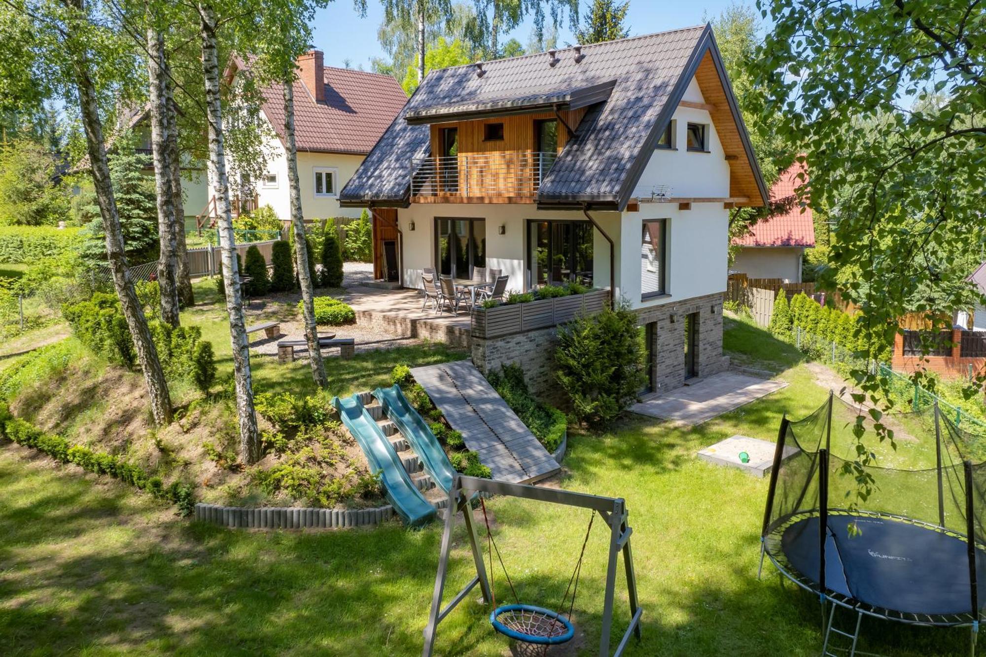 Mazursko - Komfortowe Domy 8 Osobowe Nad Jeziorem, Balia Lub Sauna كريتويني المظهر الخارجي الصورة